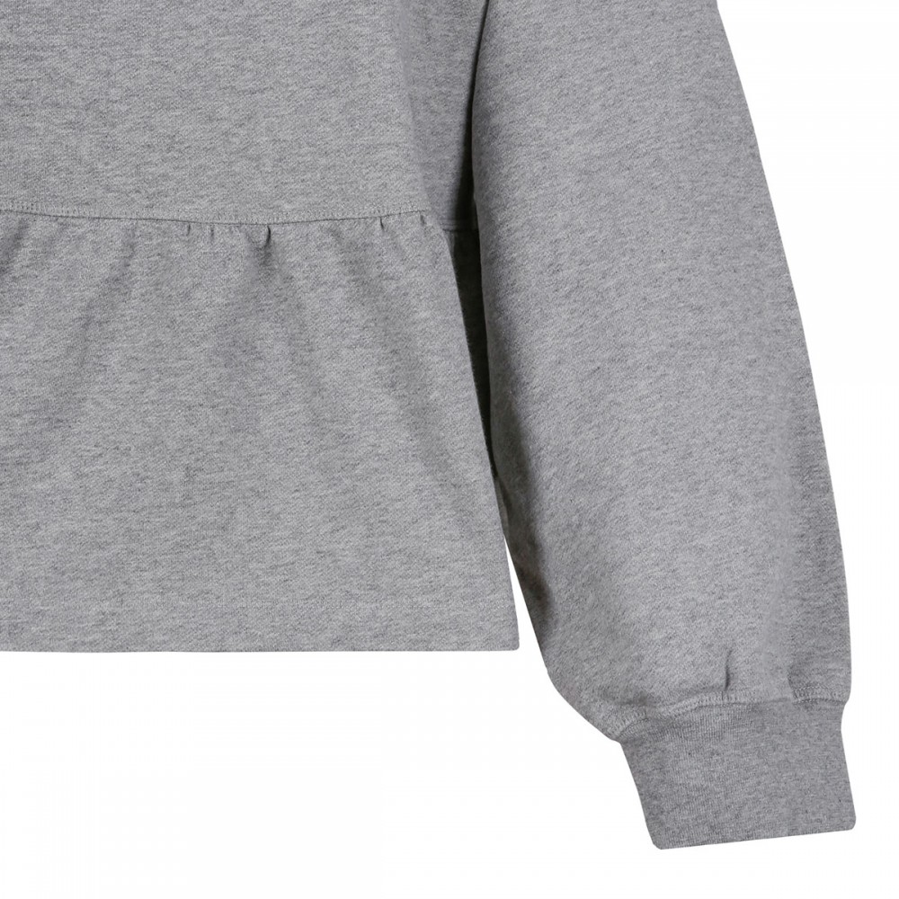 Isoli sweatshirt with peplum hem