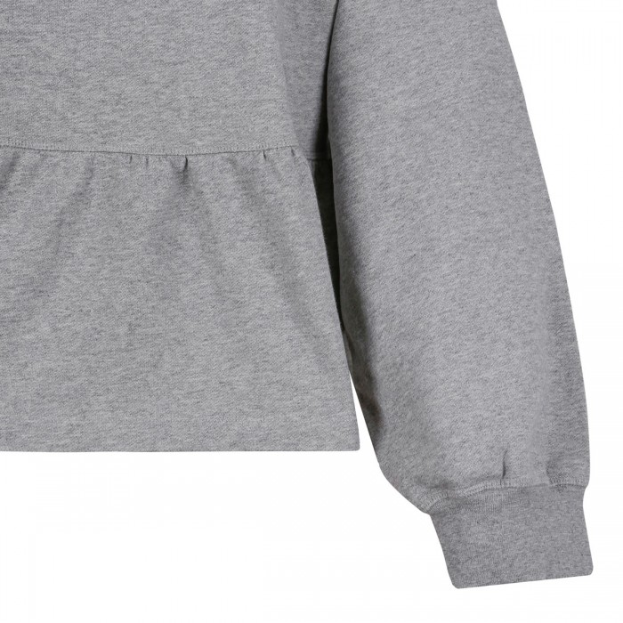 Isoli sweatshirt with peplum hem