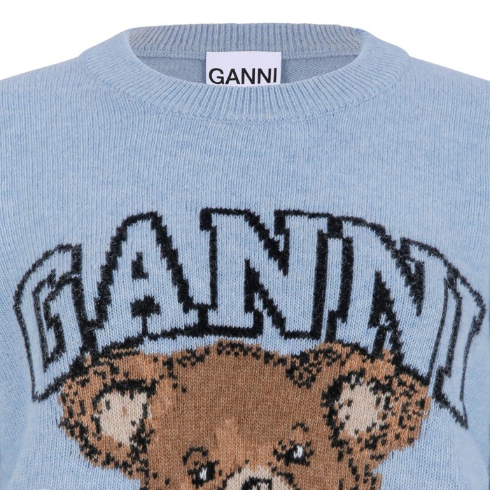 Graphic wool sweater