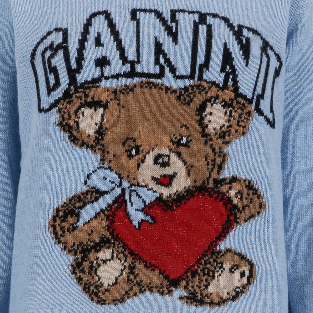 Graphic wool sweater