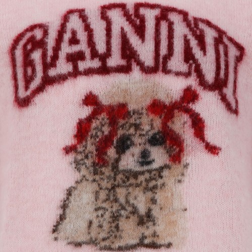 Graphic brushed alpaca T-shirt 2