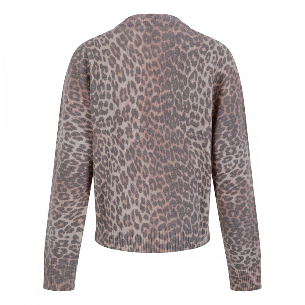 Graphic wool sweater