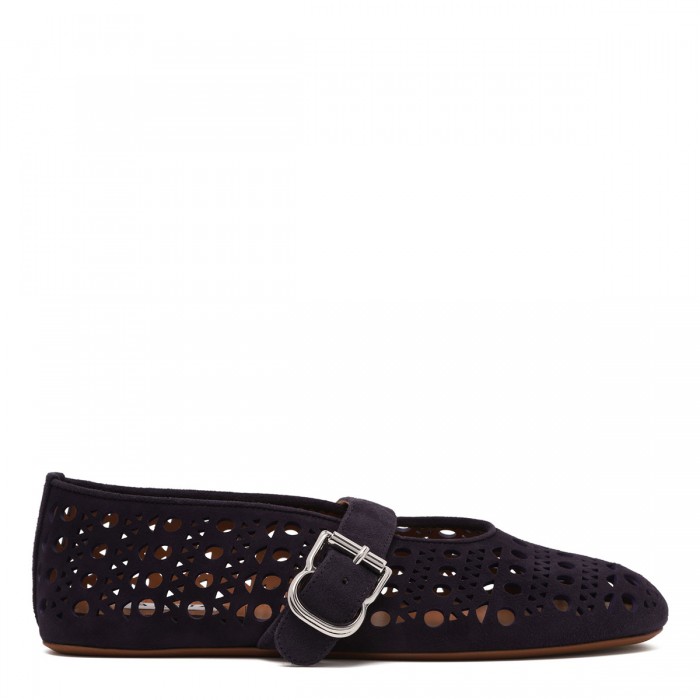 Vienne brown suede ballerinas