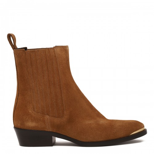 Delano suede booties