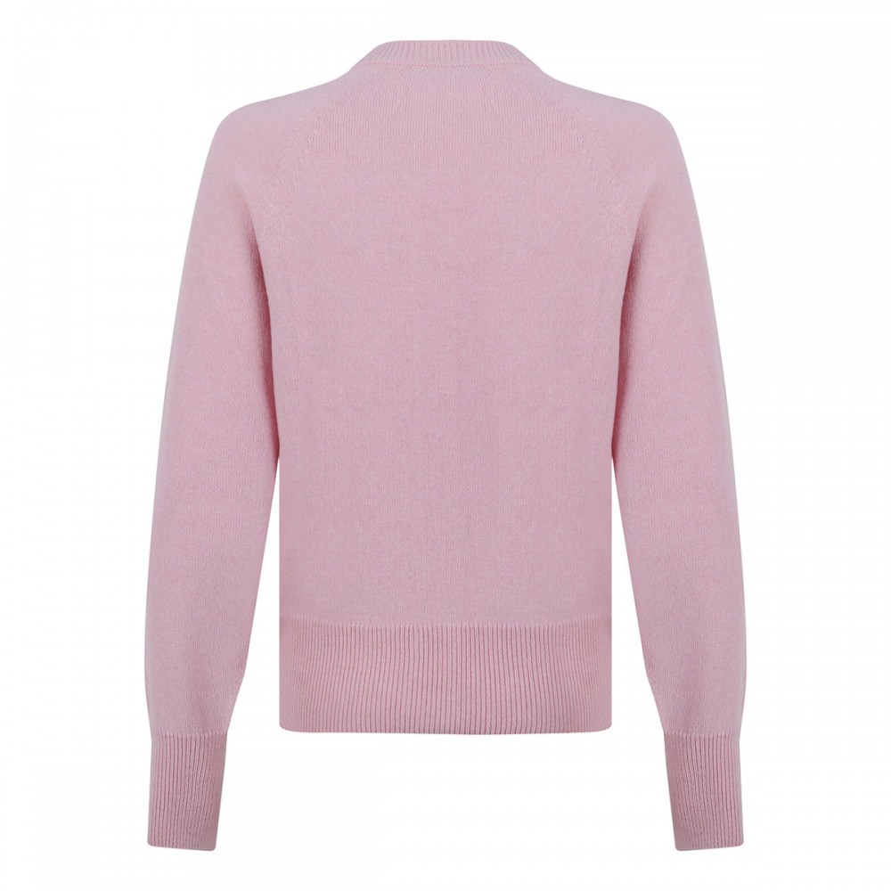 Buttoned eco-cashmere cardigan