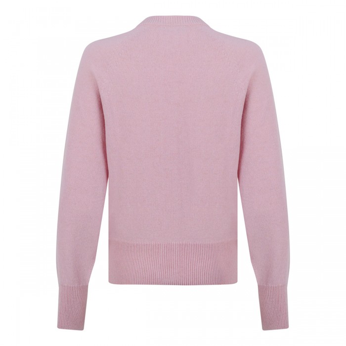 Buttoned eco-cashmere cardigan