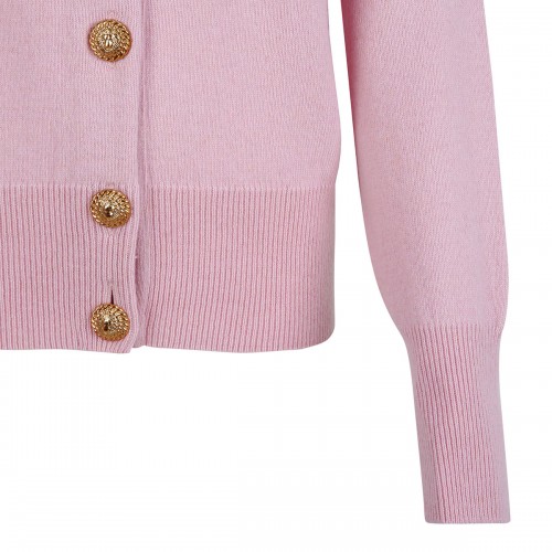 Buttoned eco-cashmere cardigan 2