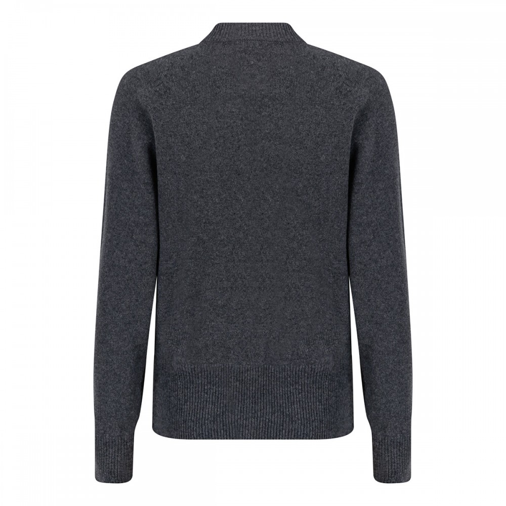 Buttoned eco-cashmere cardigan