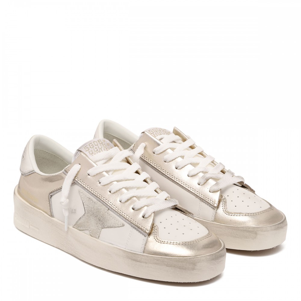 Stardan suede and leather sneakers