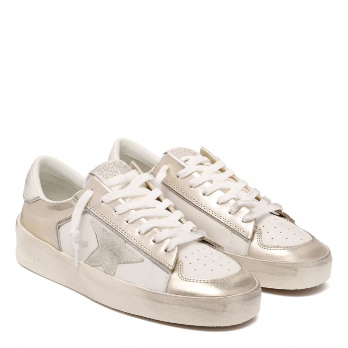 Stardan suede and leather sneakers