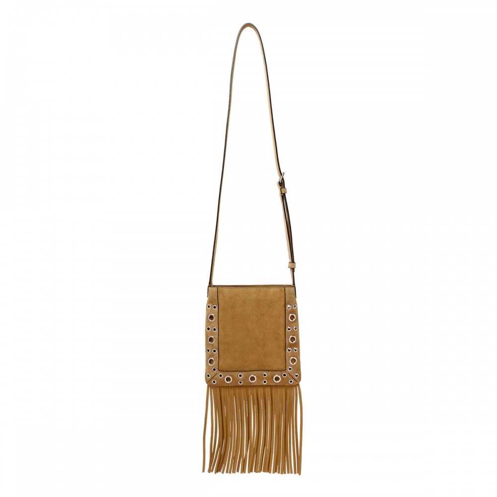 Nellcôte suede small shoulder bag