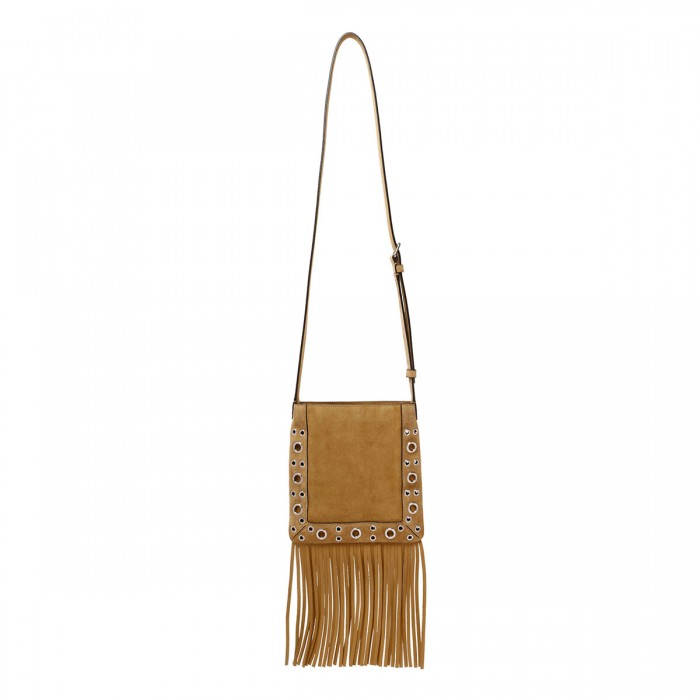 Nellcôte suede small shoulder bag