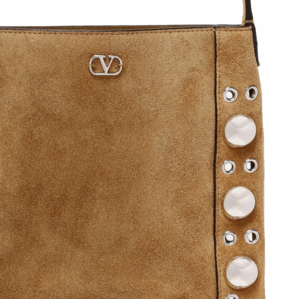 Nellcôte suede small shoulder bag