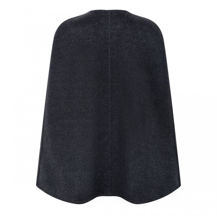 Silk wool cape