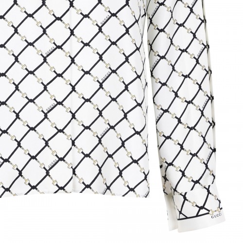 Printed silk twill shirt 2