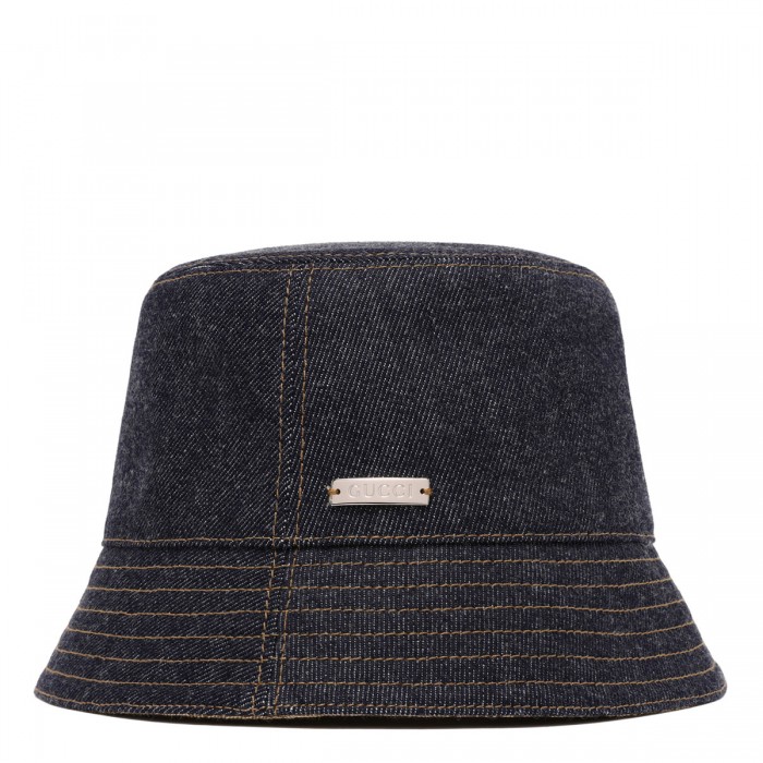 Denim bucket hat