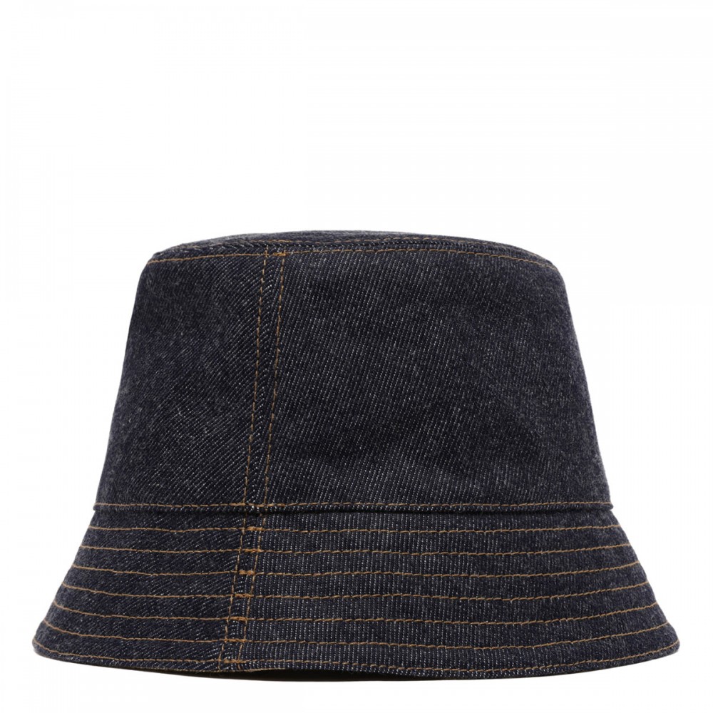 Denim bucket hat