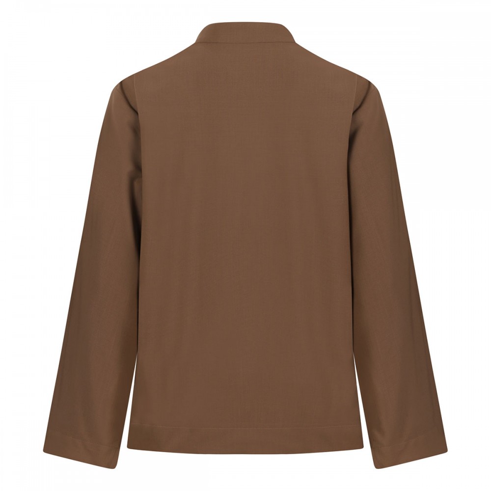 Mandarin wool jacket