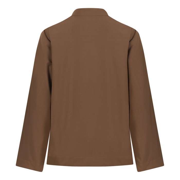 Mandarin wool jacket