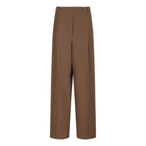Mid-waist tailored pants