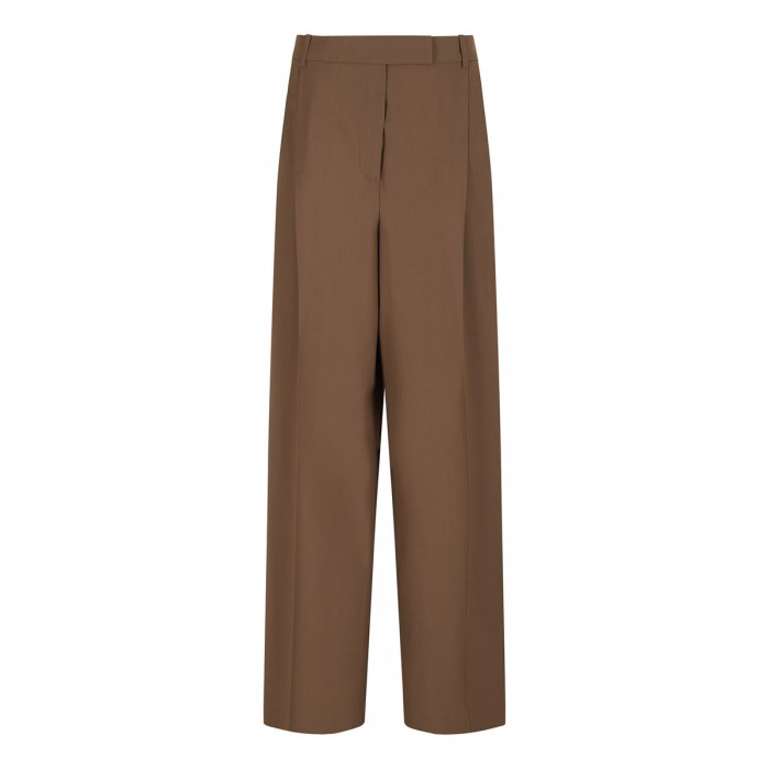 Mid-waist tailored pants