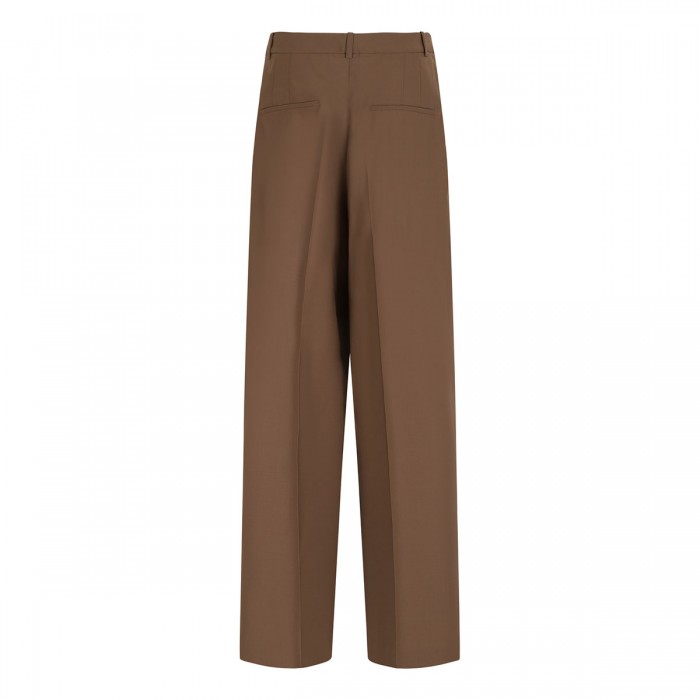 Mid-waist tailored pants