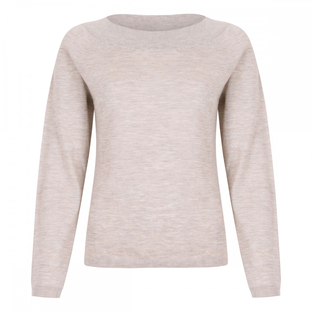 Faretra off-shoulder cashmere sweater