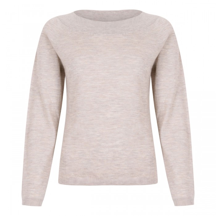 Faretra off-shoulder cashmere sweater