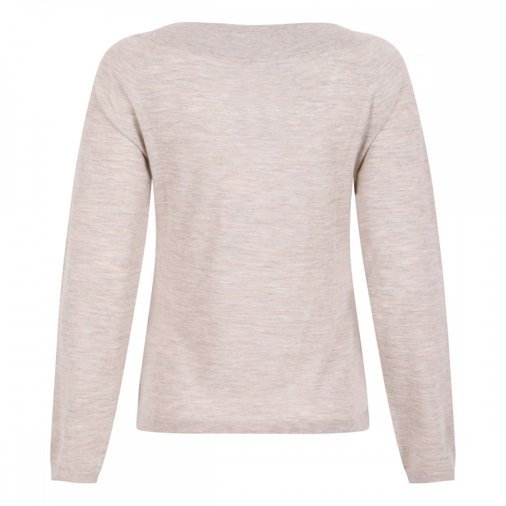 Faretra off-shoulder cashmere sweater