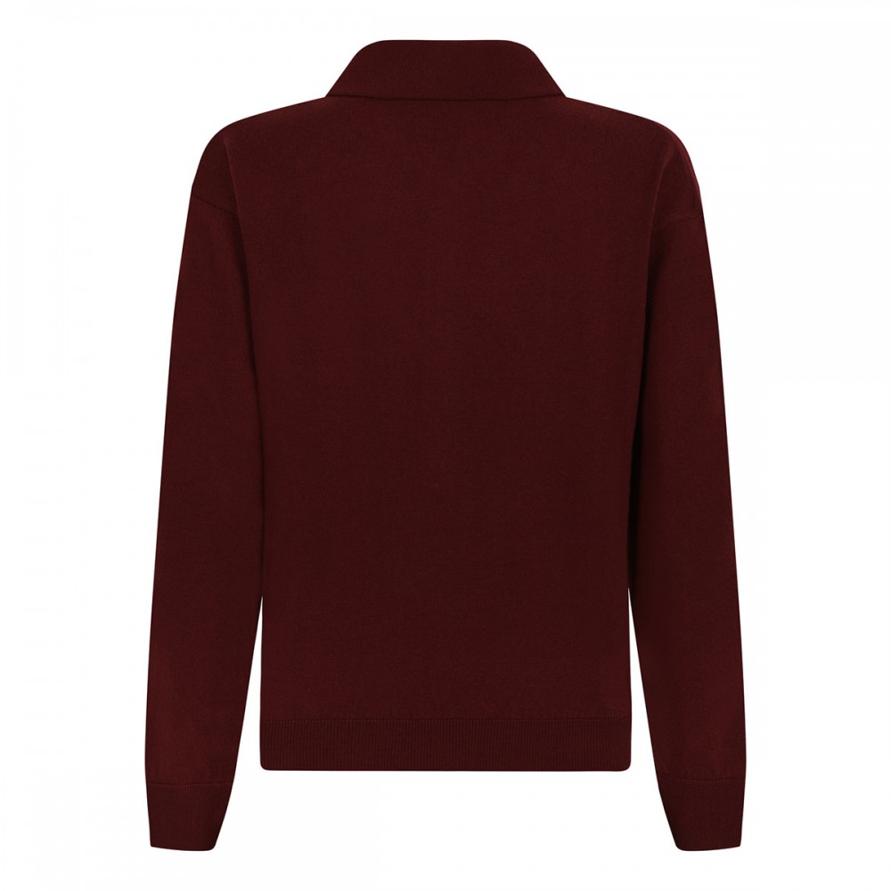 Frisia wool polo sweater