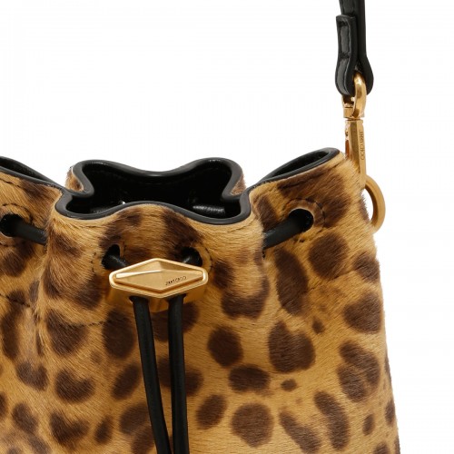 Leopard Bon Bon bucket bag 2