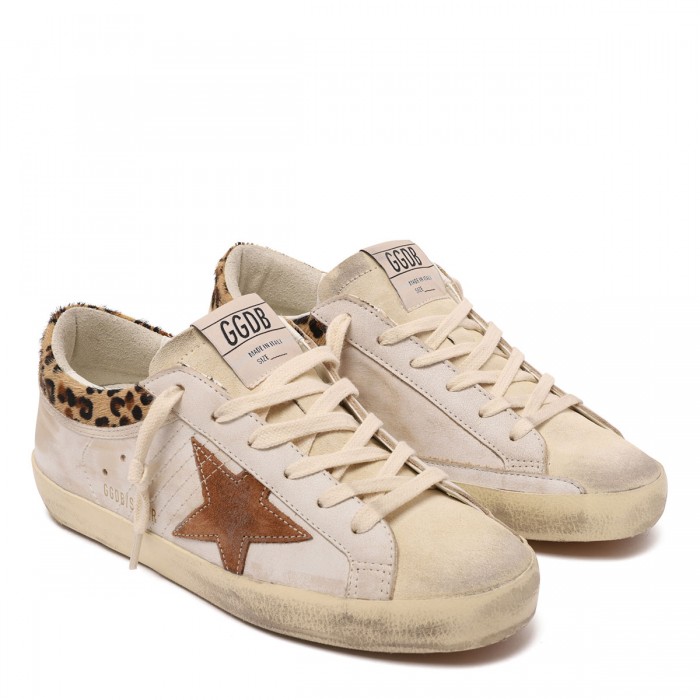 SuperStar leo-print detail sneakers