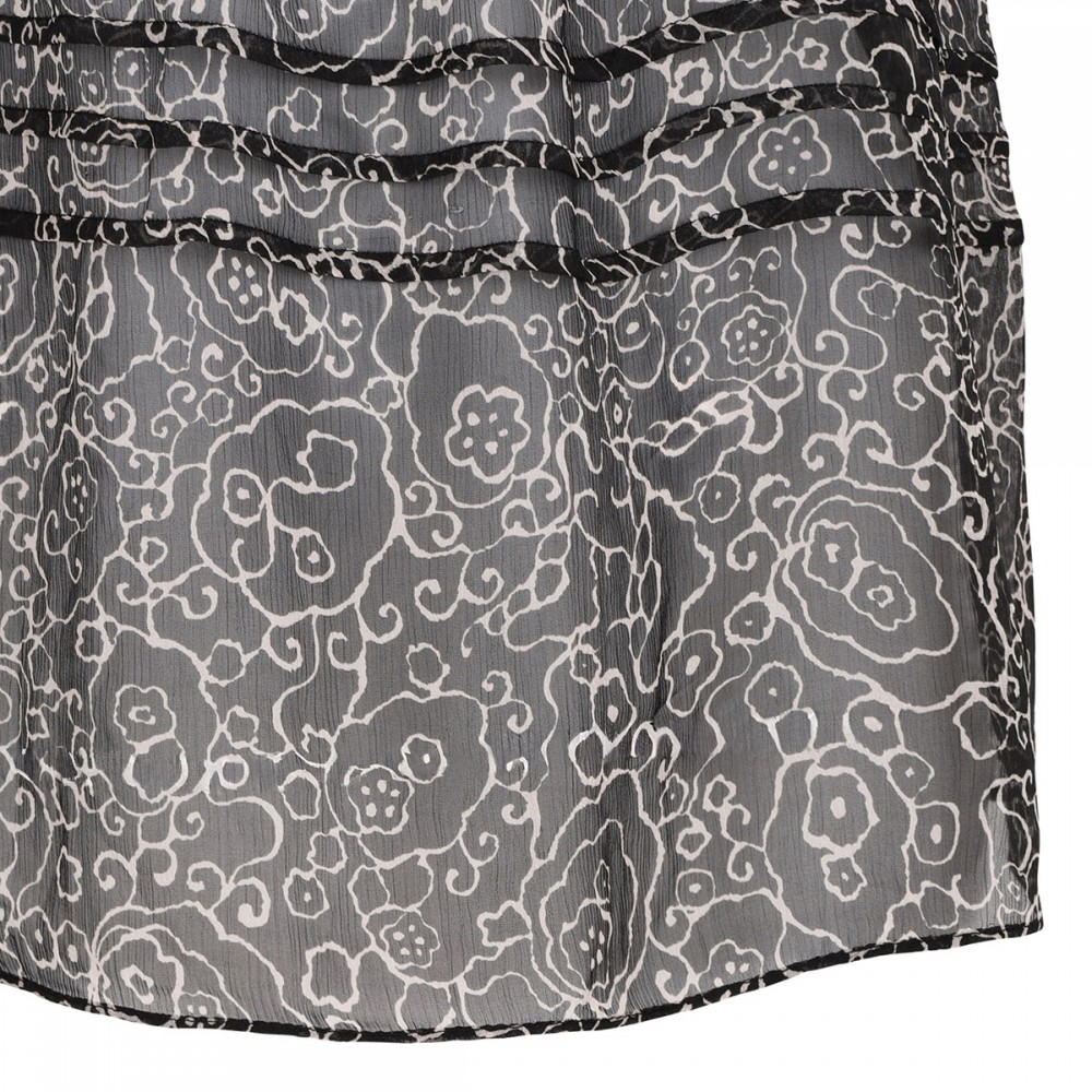 Loeva printed muslin top