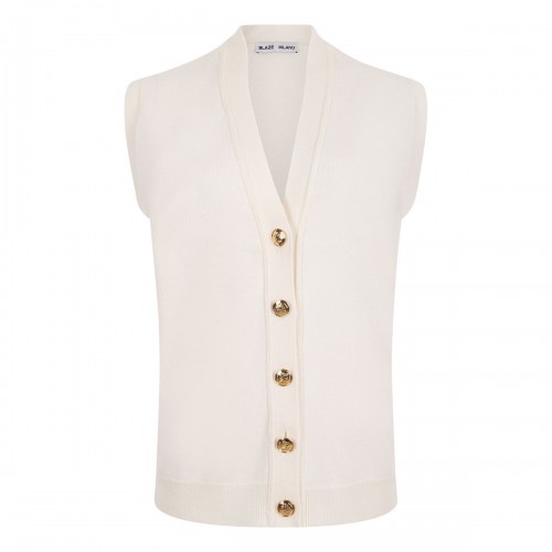 Maine wool blend vest