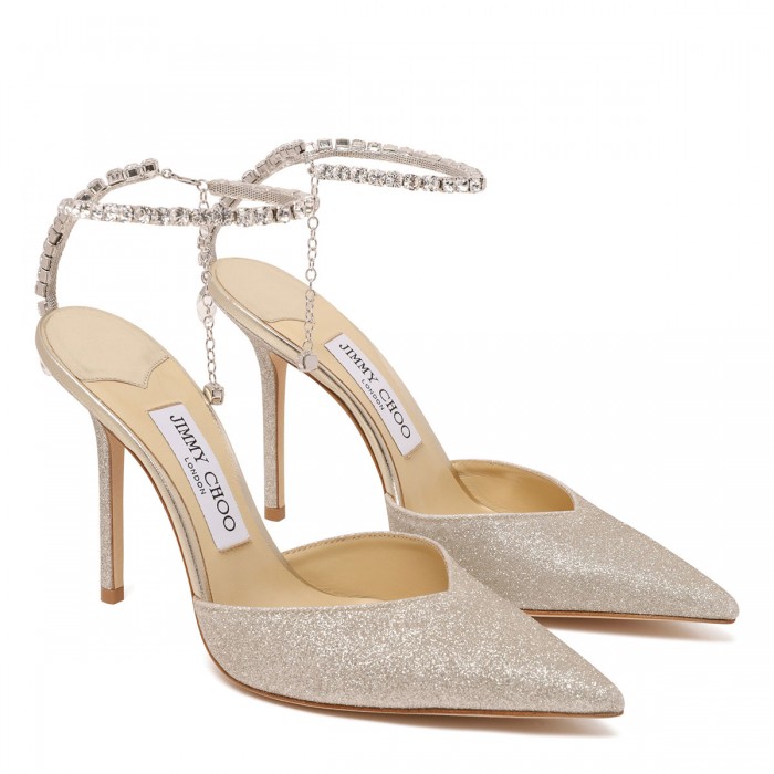 Saeda 100 glittery pumps