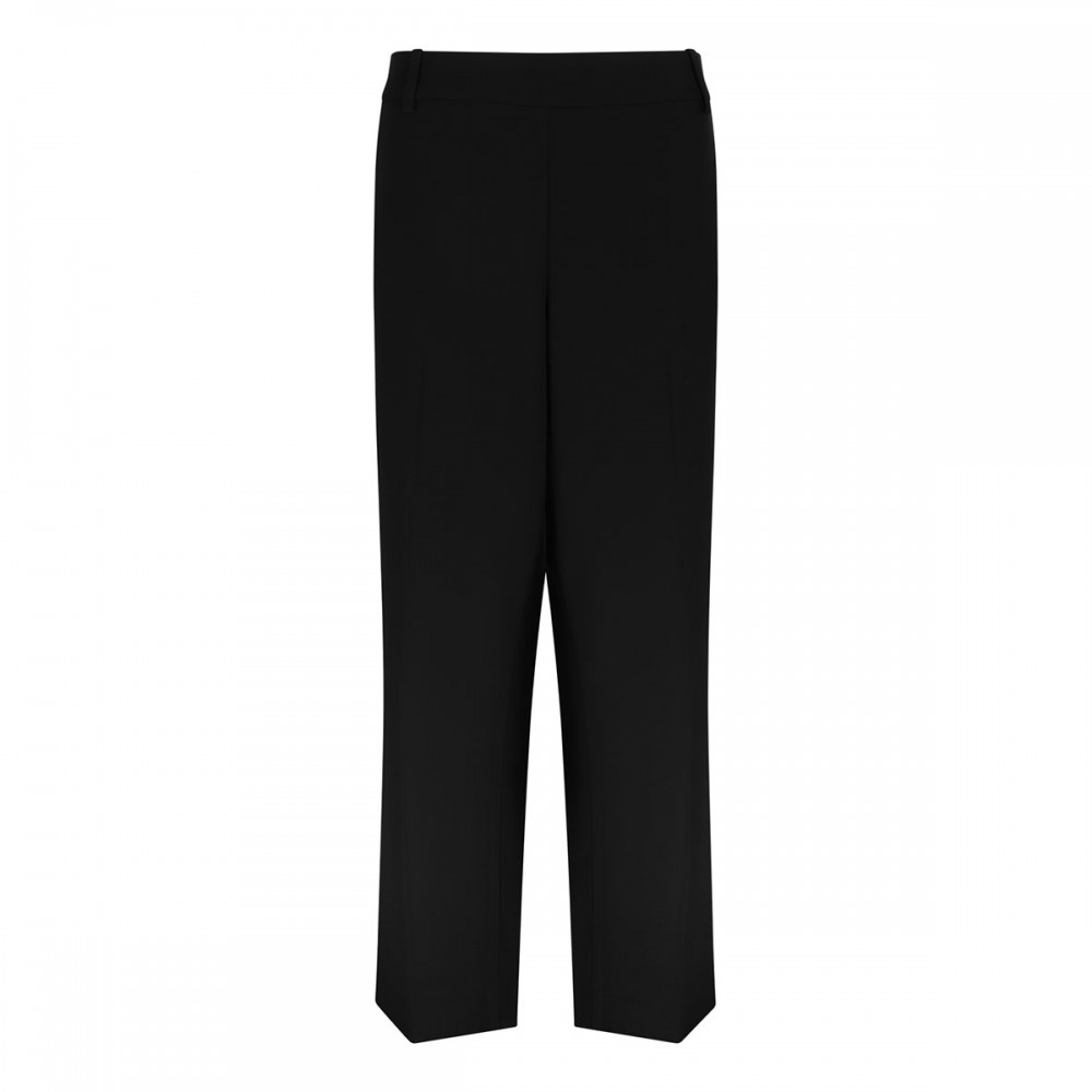 Mid-rise tapered pull-on pants