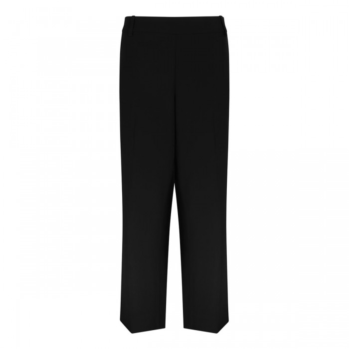 Mid-rise tapered pull-on pants