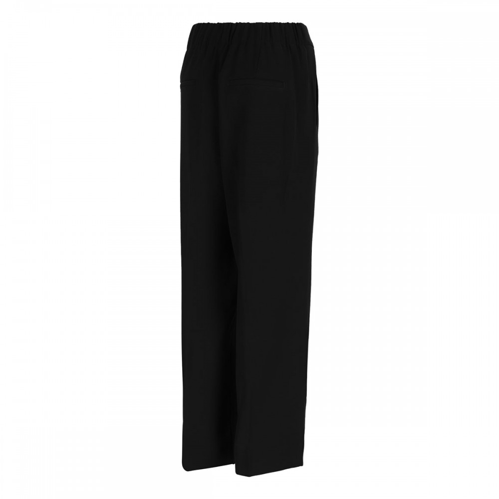 Mid-rise tapered pull-on pants