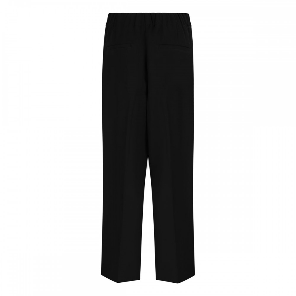 Mid-rise tapered pull-on pants