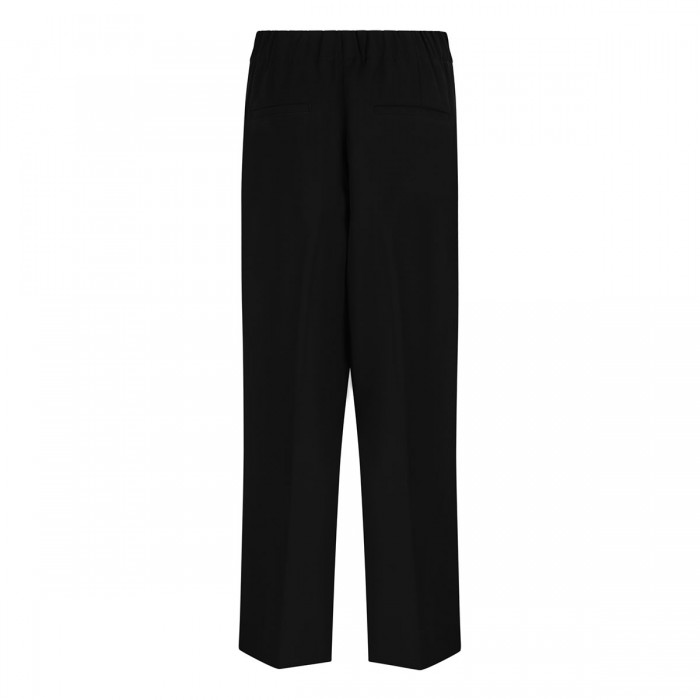 Mid-rise tapered pull-on pants