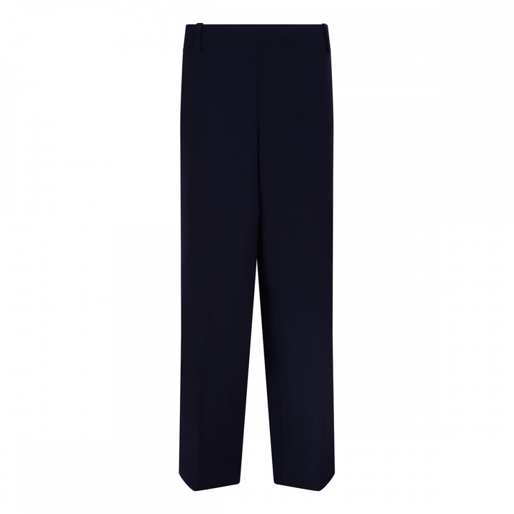 Mid-rise tapered pull-on pants