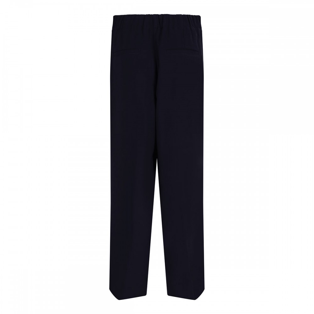 Mid-rise tapered pull-on pants