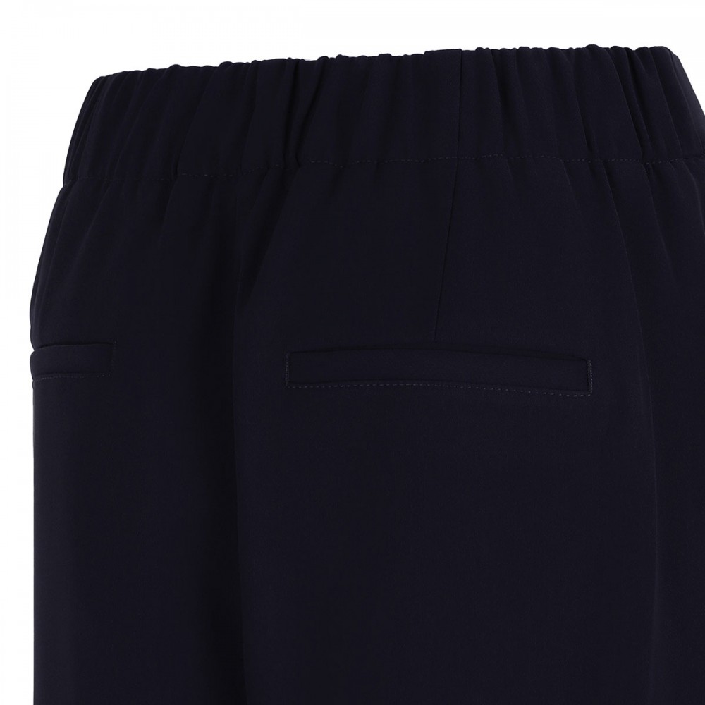 Mid-rise tapered pull-on pants