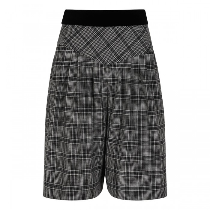 Check bermuda shorts