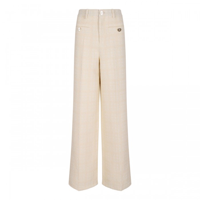 Cotton tweed pants