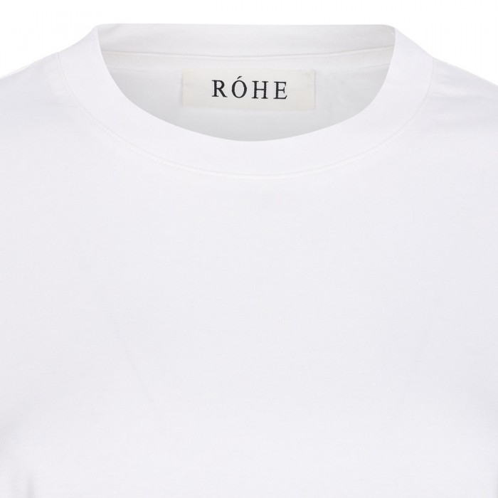 Oversized cotton silk T-shirt