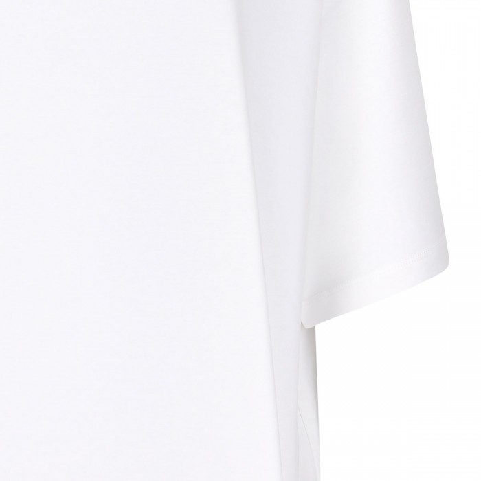 Oversized cotton silk T-shirt