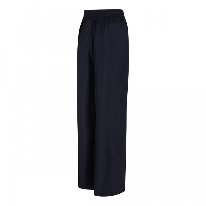 Wide leg silk pants