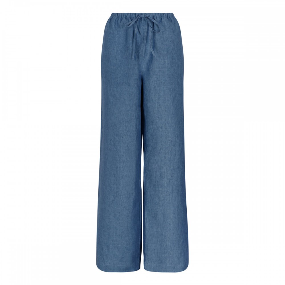Relaxed linen pants