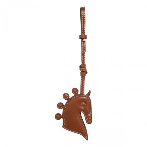Brown horse bag charm
